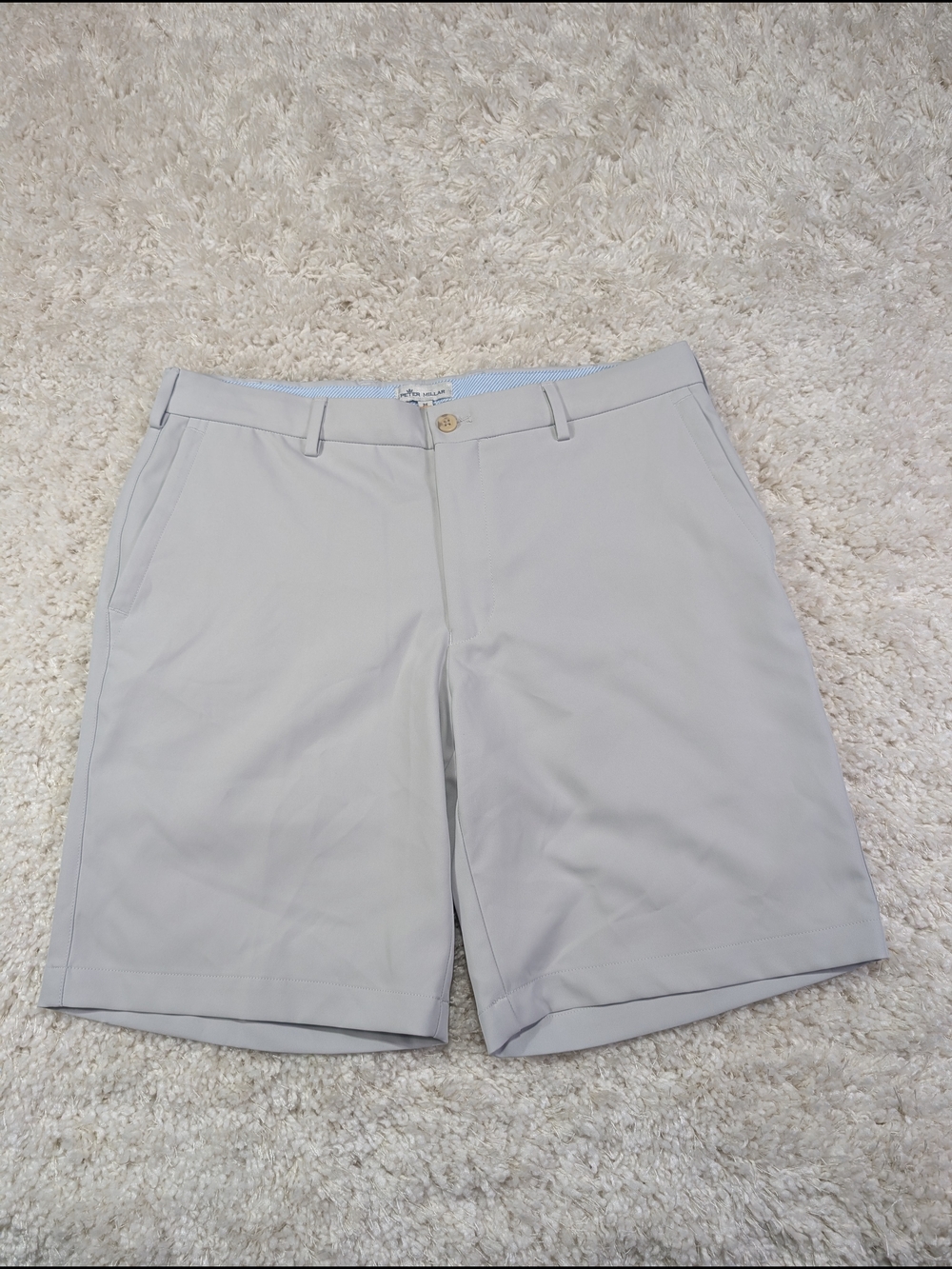 Men's Light Gray Performance Shorts